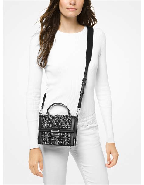 Michael Kors Jayne small pebbled leather trunk bag